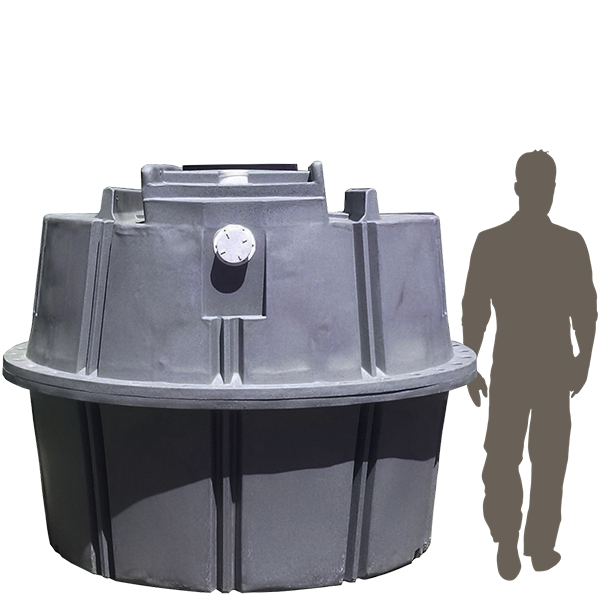 4,000 Litre Poly Septic Tank Coerco Perth WA Darwin NT Adelaide SA